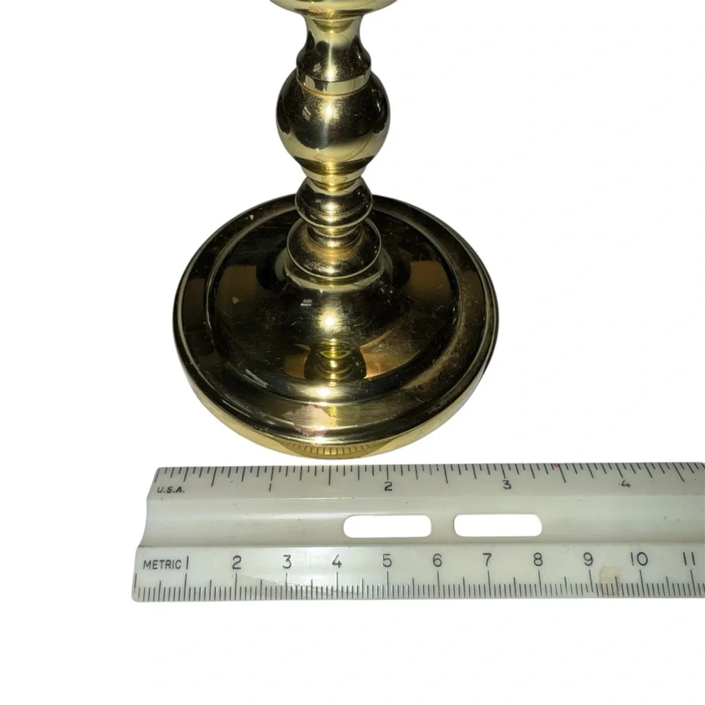 Vintage Baldwin Brass Candlesticks 4.5